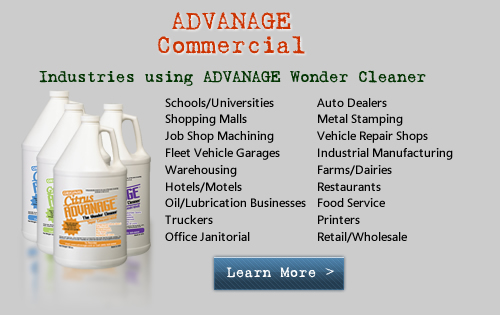 Industries using ADVANAGE Wonder Cleaner